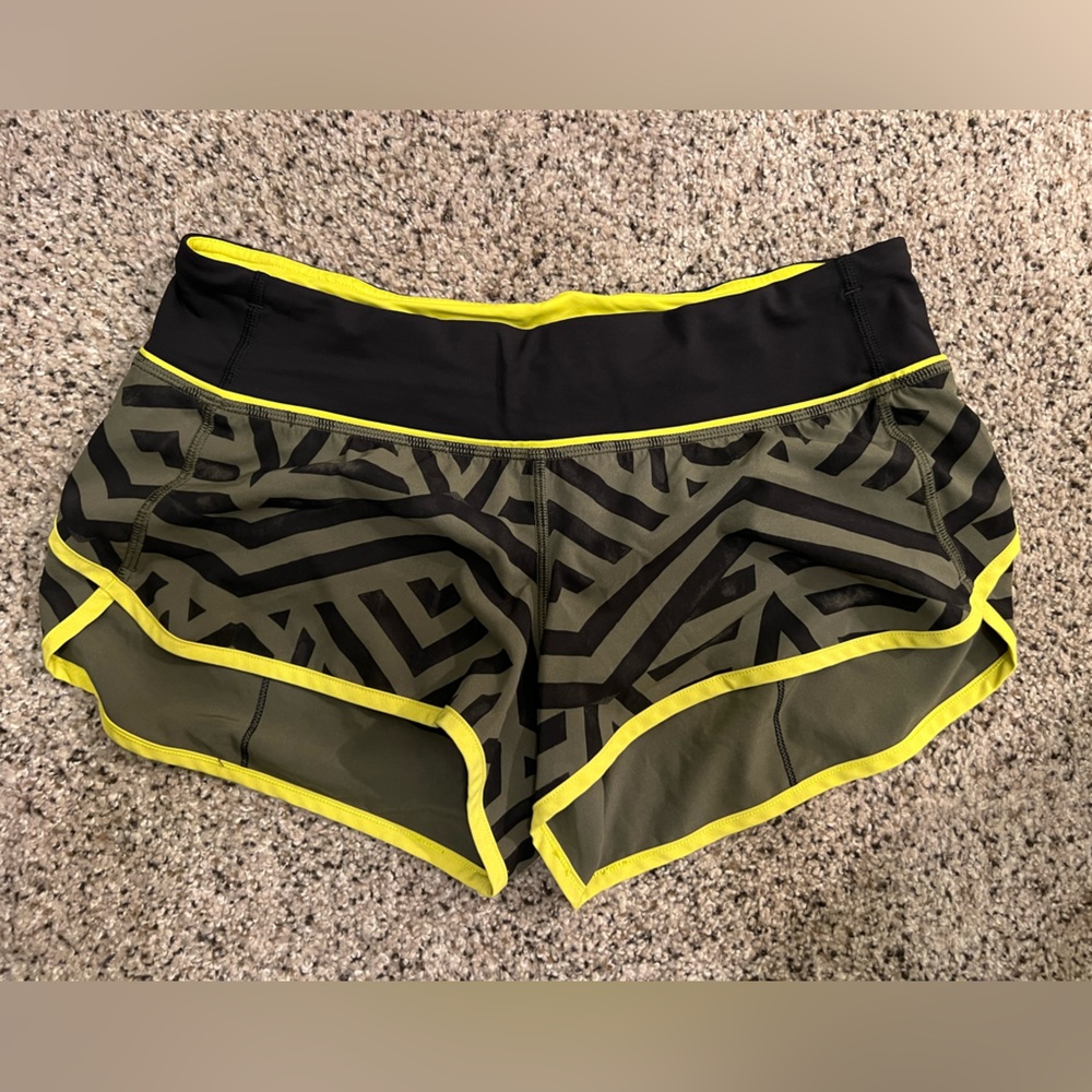 LuluLemon Shorts - Speed Up 2.5” - Olive